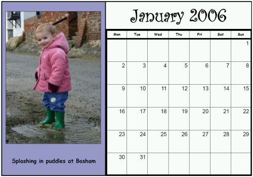 2006 Sophie Calendar