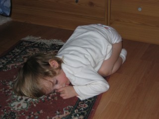Sleeping like a monster